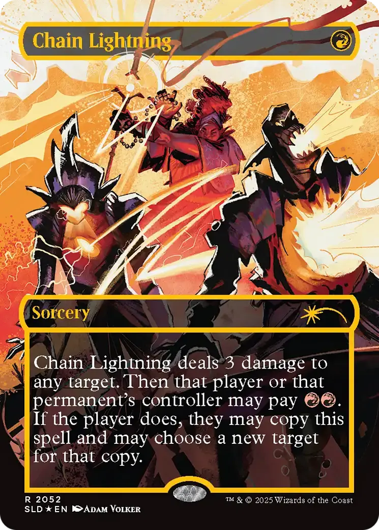 Chain Lightning (2052) (Raised Foil) [Secret Lair Drop Series] 1