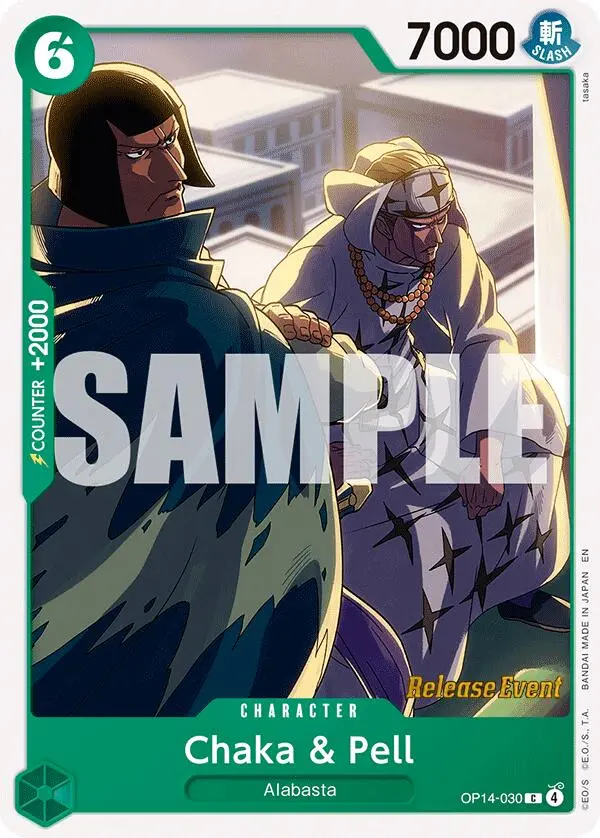 Chaka & Pell (Op14-030) [The Azure Sea's Seven Release Event Cards] 1