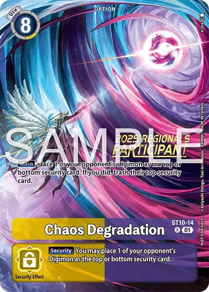 Chaos Degradation [St10-14] (Regionals 25-26 Season 2 Participant) [Starter Deck: Parallel World Tactician] 1
