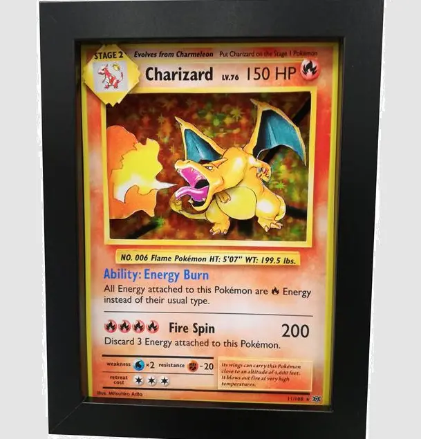 Charizard Card Diorama 1