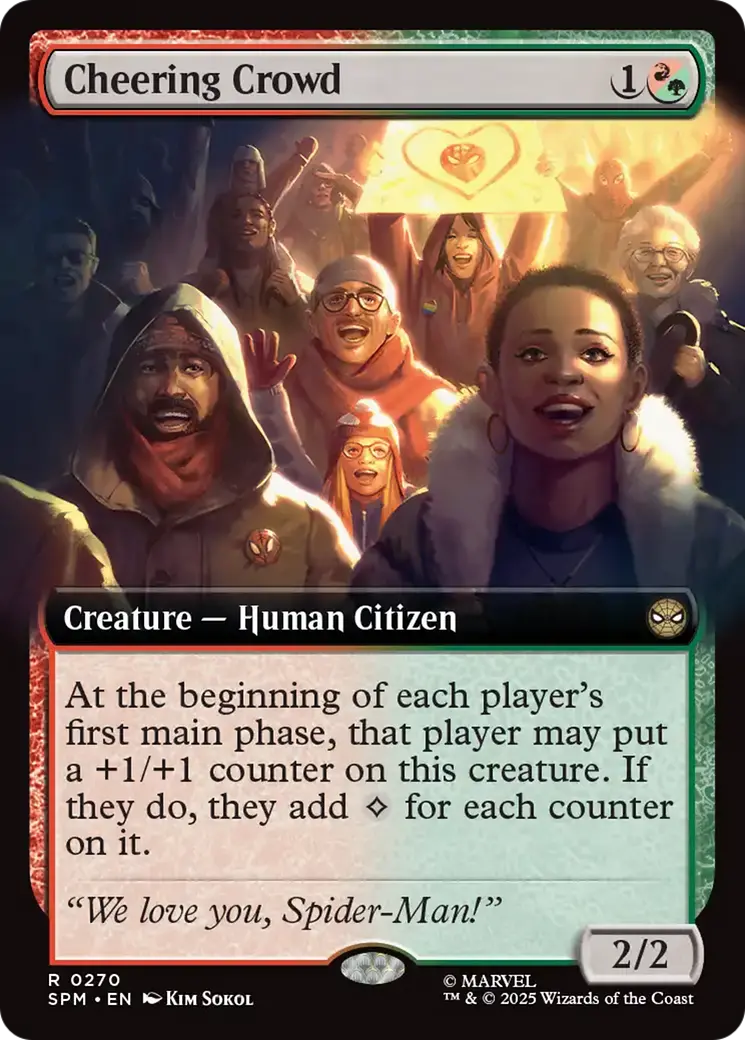 Cheering Crowd (Extended Art) [Marvel's Spider-Man] 1