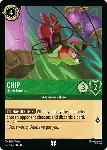 Chip - Quick Thinker (97/204) [Reign Of Jafar] 1