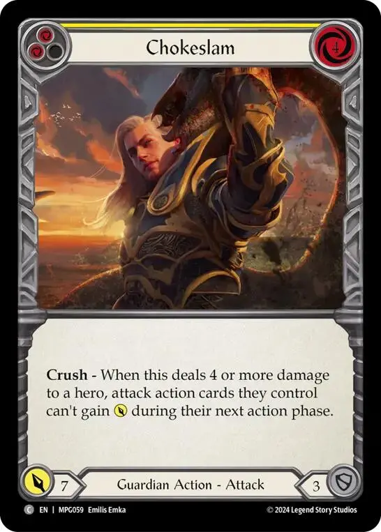 Chokeslam (Yellow) [Mpg059] (Mastery Pack Guardian) 1