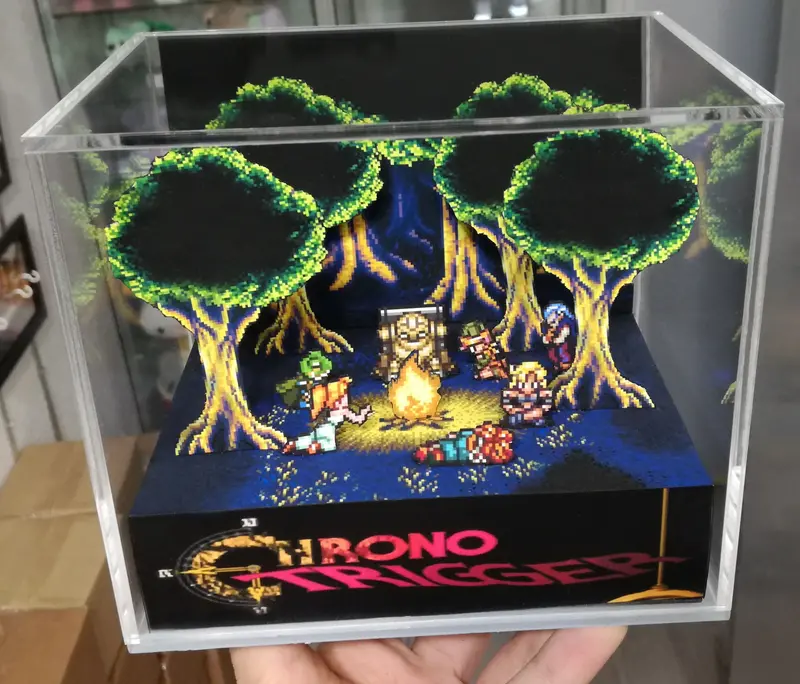 Chrono Trigger Campfire Cubic Diorama 2