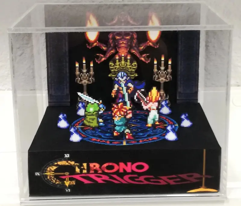 Chrono Trigger Cubic Magus Battle Diorama 1