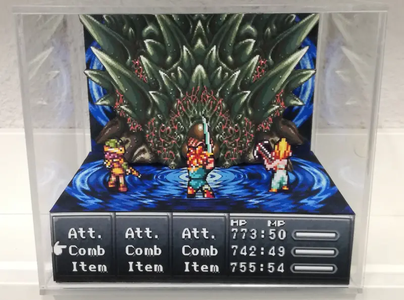 Chrono Trigger Lavos Cubic Diorama 1