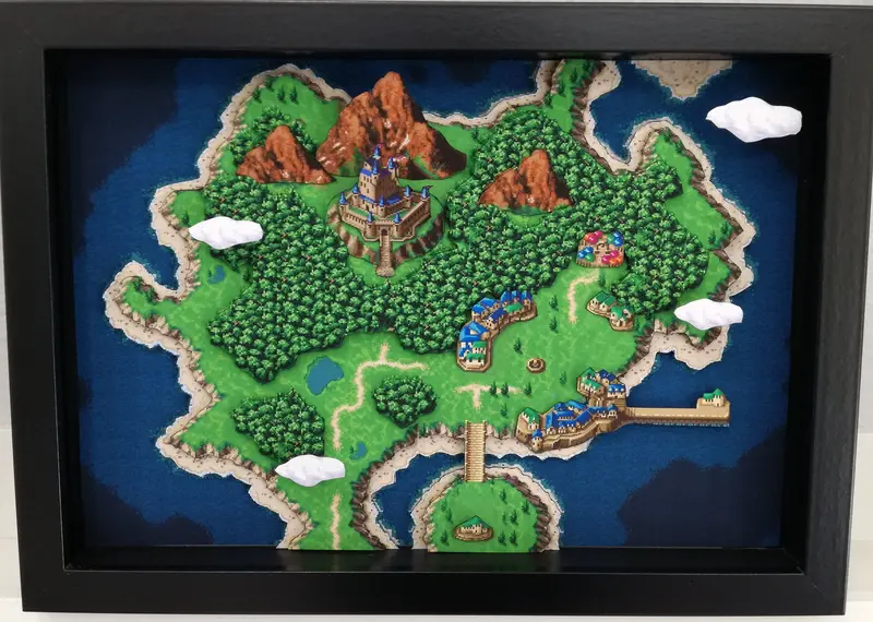 Chrono Trigger Map Diorama 1