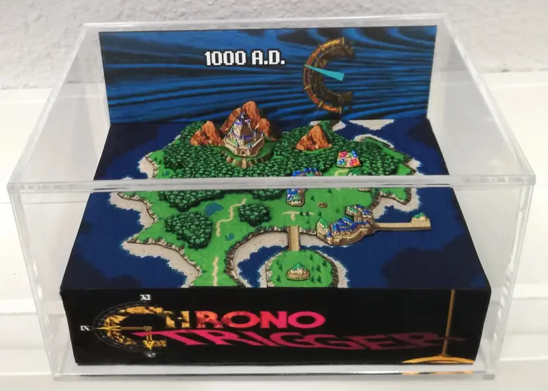 Chrono Trigger Map Flat Cubic Diorama 1