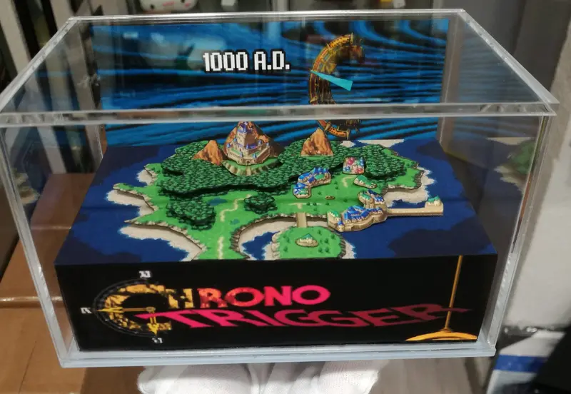 Chrono Trigger Map Flat Cubic Diorama 2