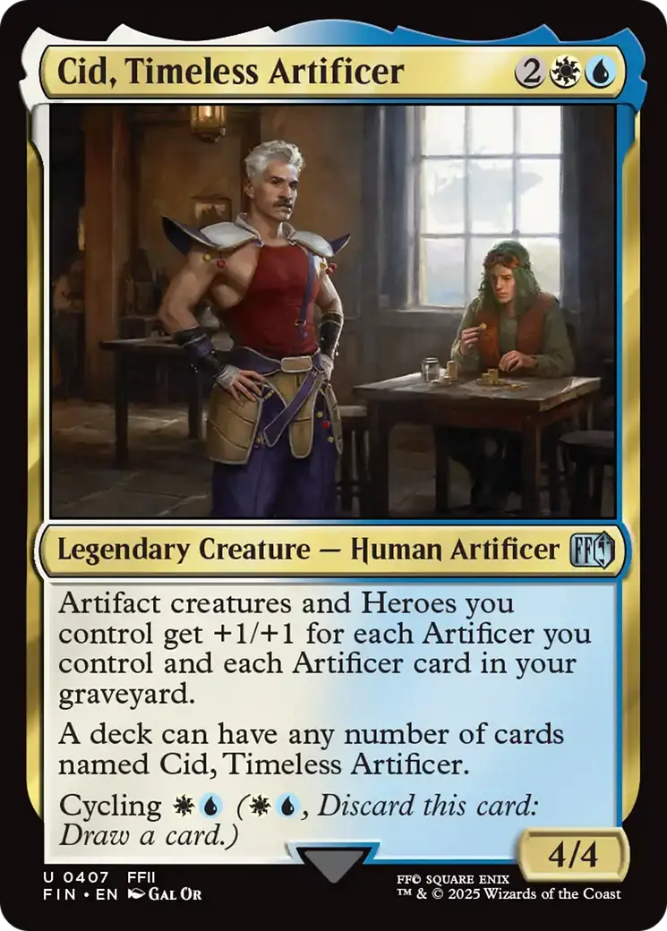 Cid, Timeless Artificer (0407) [Final Fantasy] 1