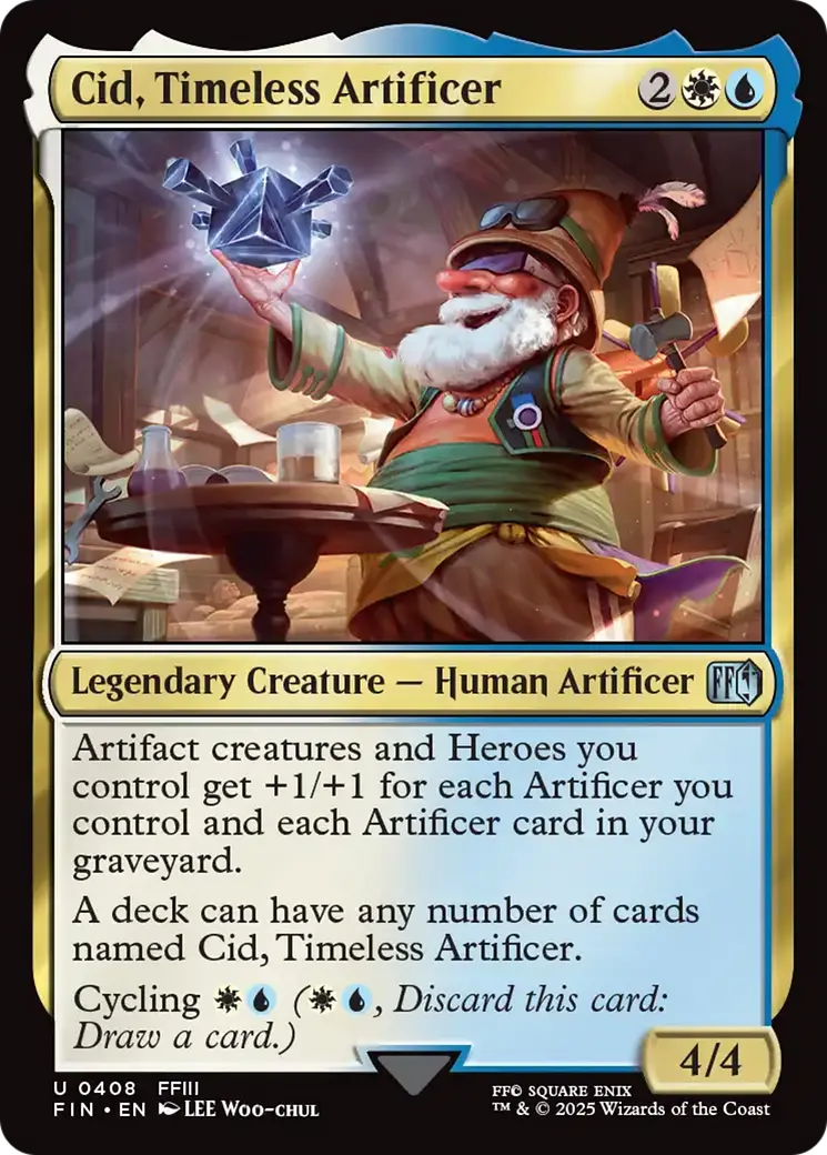 Cid, Timeless Artificer (0408) [Final Fantasy] 1