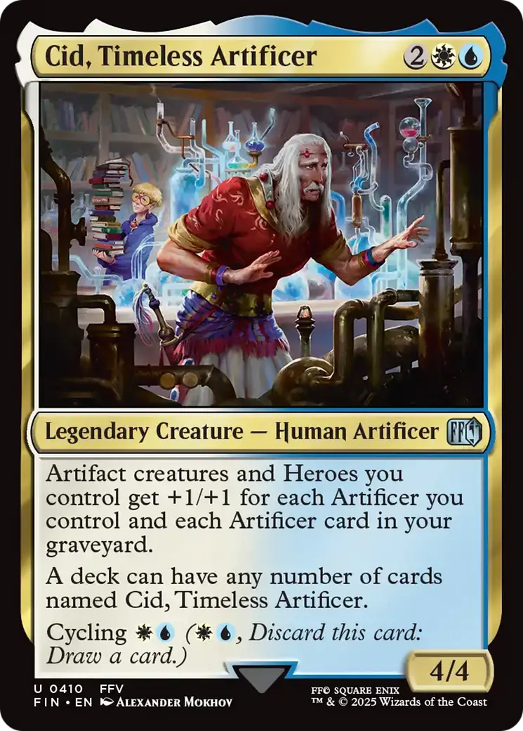 Cid, Timeless Artificer (0410) [Final Fantasy] 1