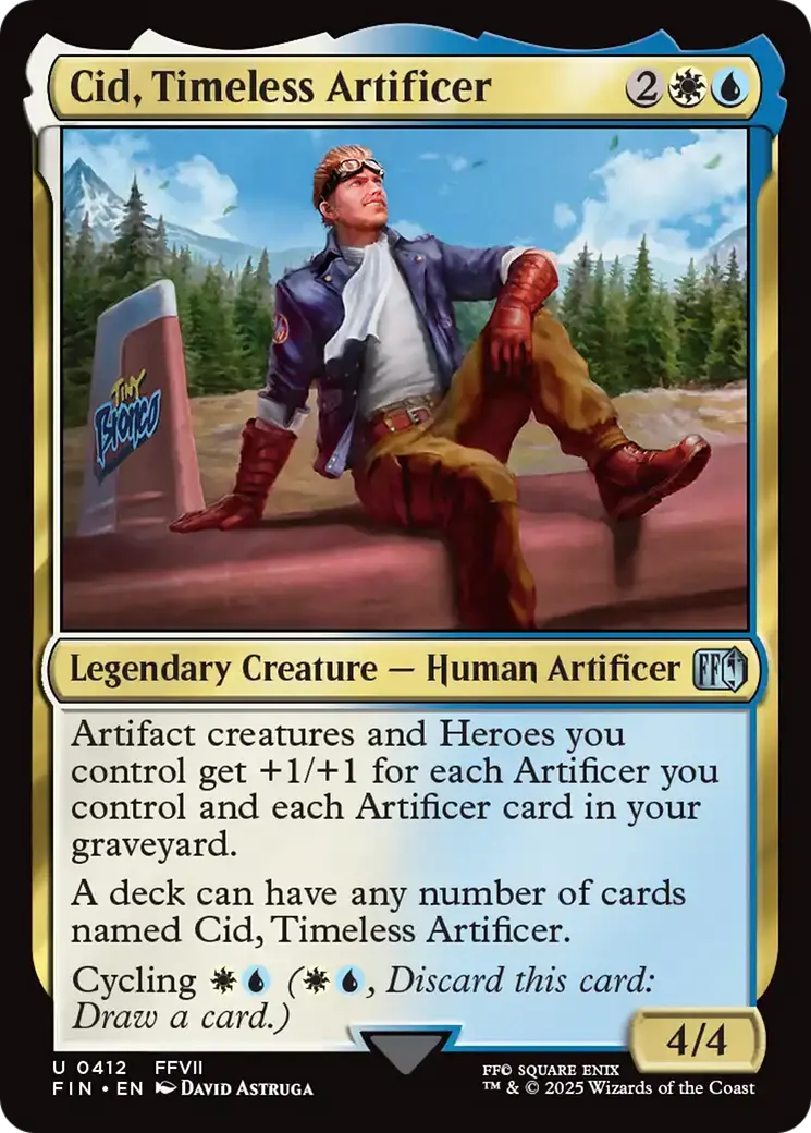 Cid, Timeless Artificer (0412) [Final Fantasy] 1