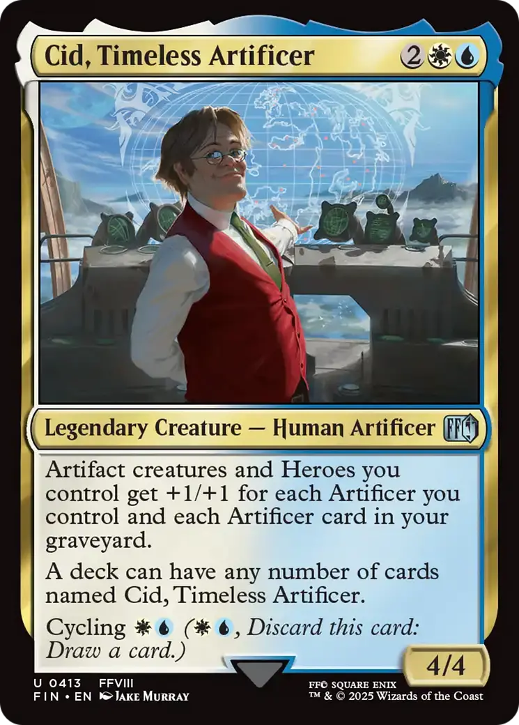 Cid, Timeless Artificer (0413) [Final Fantasy] 1