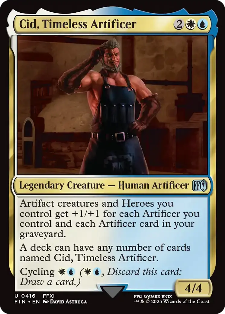 Cid, Timeless Artificer (0416) [Final Fantasy] 1