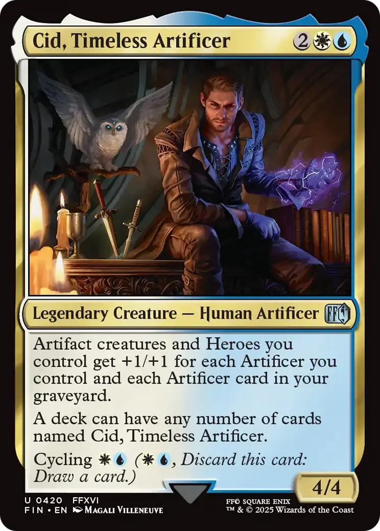 Cid, Timeless Artificer (0420) [Final Fantasy] 1