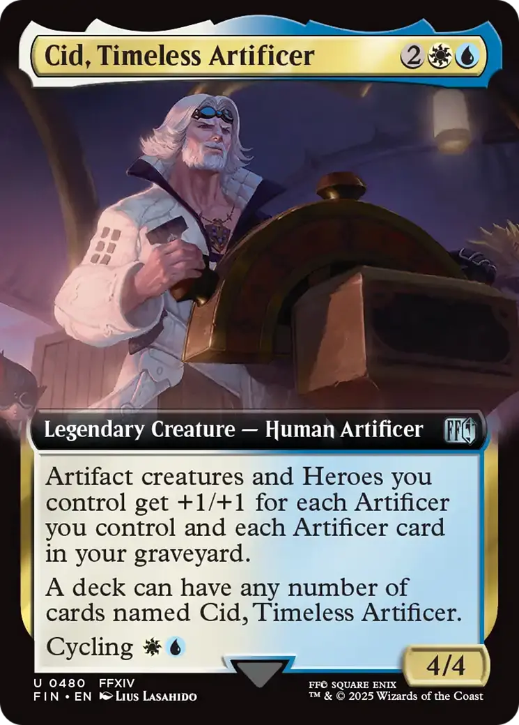 Cid, Timeless Artificer (Extended Art) [Final Fantasy] 1