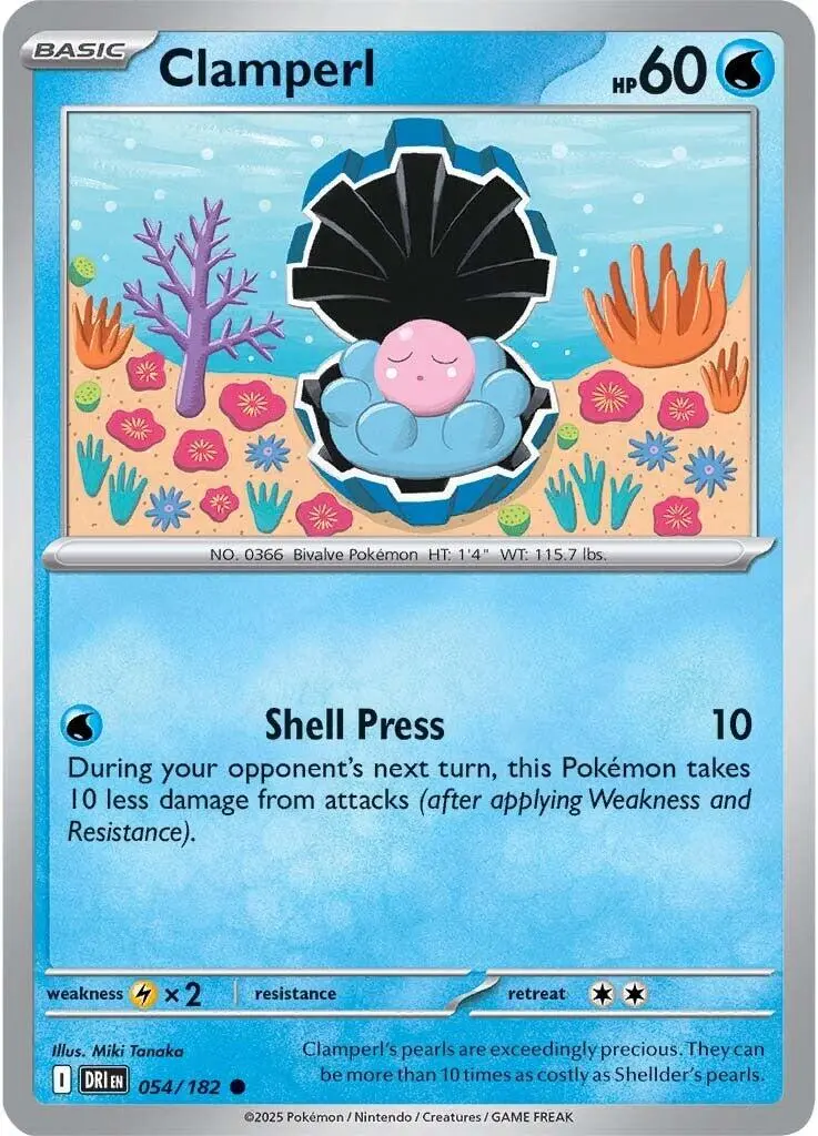 Clamperl (054/182) [Scarlet & Violet: Destined Rivals] 1