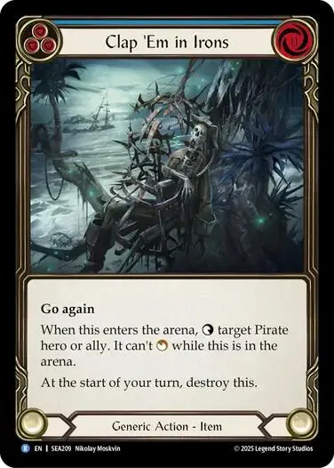 Clap 'Em In Irons [Sea209] (High Seas)  Rainbow Foil 1
