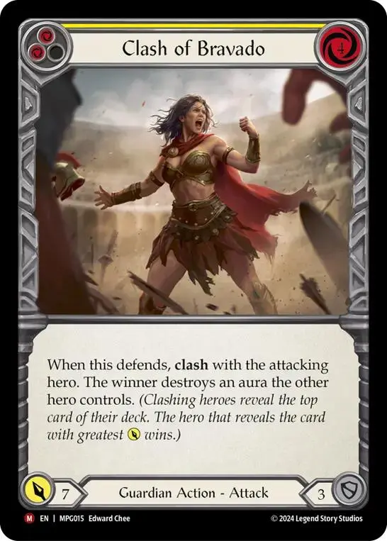 Clash Of Bravado [Mpg015] (Mastery Pack Guardian)  Rainbow Foil 1