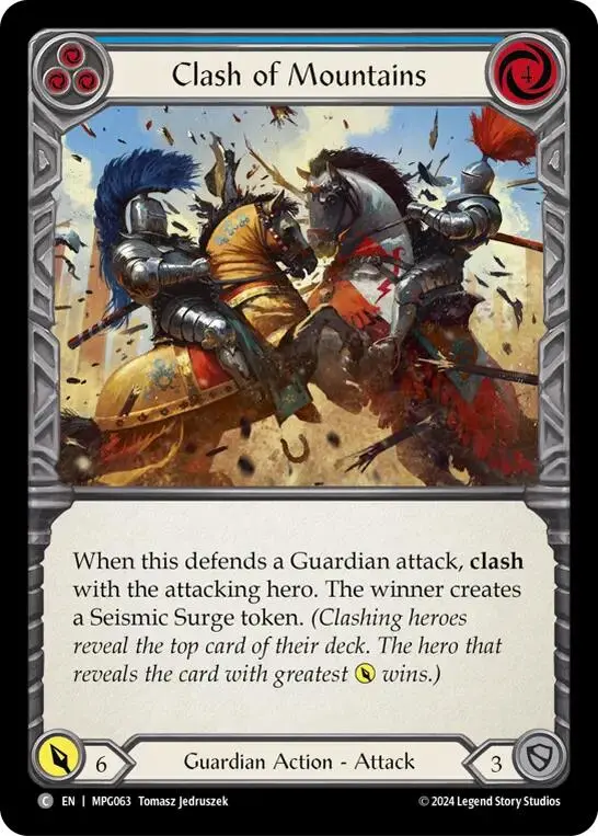 Clash Of Mountains (Blue) [Mpg063] (Mastery Pack Guardian) 1