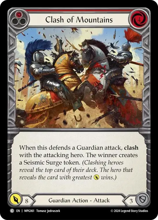 Clash Of Mountains (Red) [Mpg061] (Mastery Pack Guardian)  Rainbow Foil 1