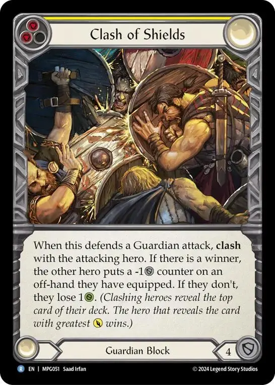 Clash Of Shields [Mpg051] (Mastery Pack Guardian)  Rainbow Foil 1