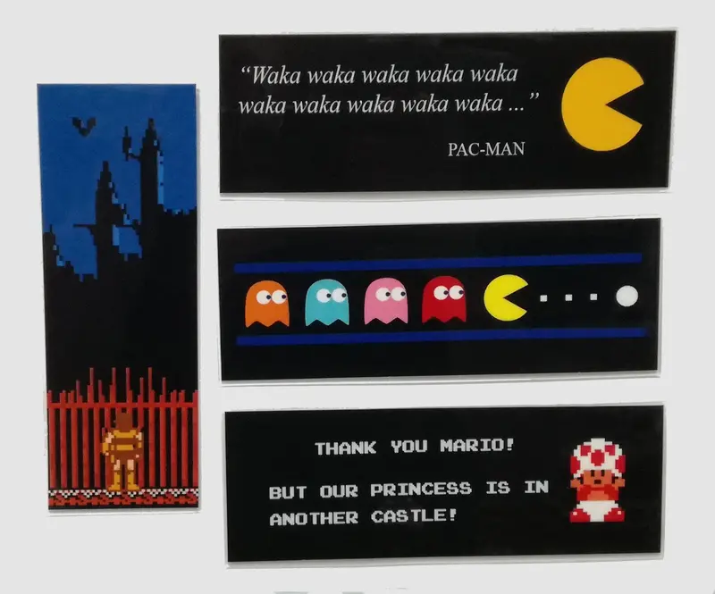Classic Video Games Bookmarks 1