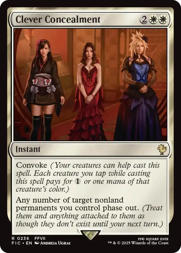 Clever Concealment (Surge Foil) [Final Fantasy Commander] 1