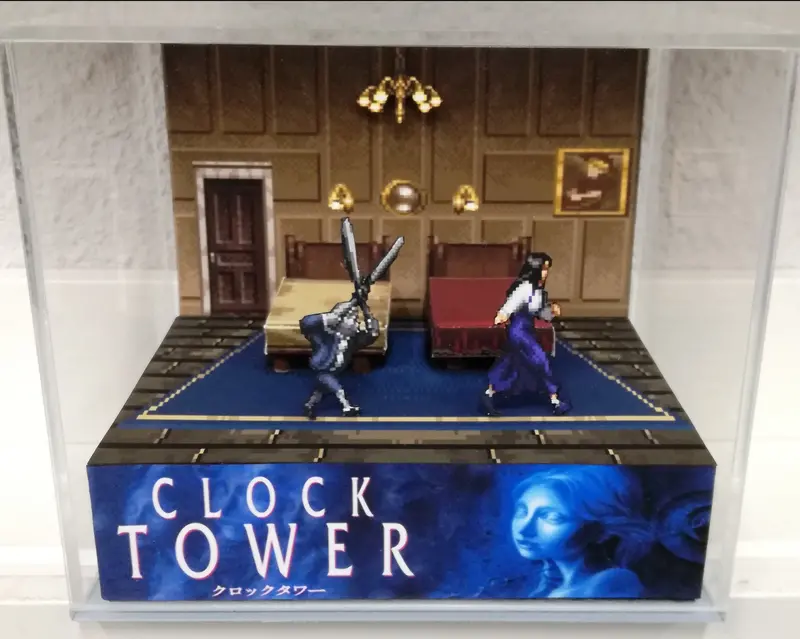 Clock Tower Cubic Diorama 1