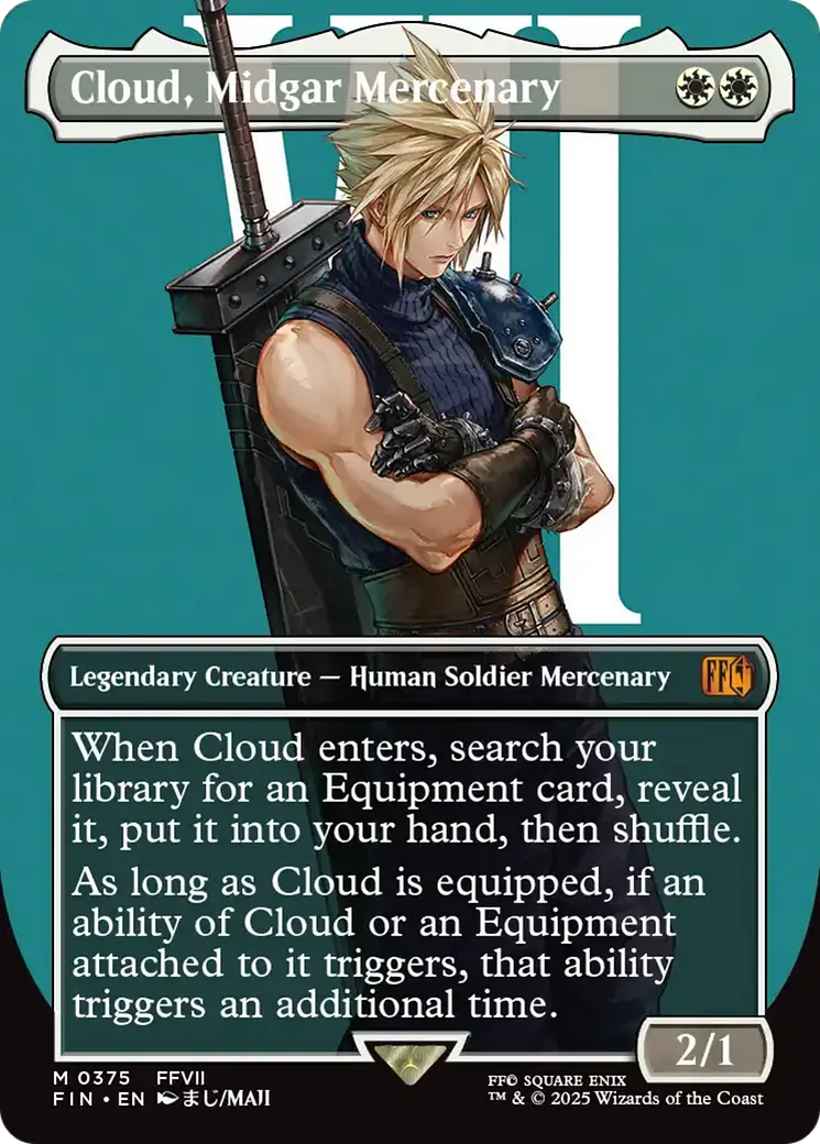 Cloud, Midgar Mercenary (Borderless) [Final Fantasy] 1