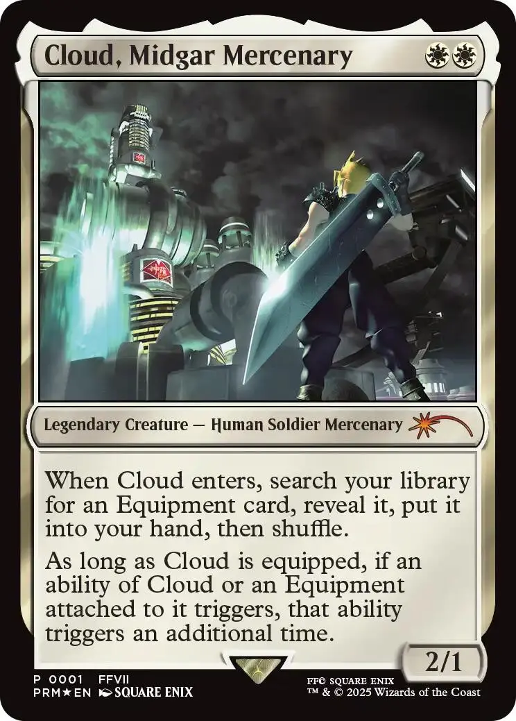 Cloud, Midgar Mercenary [Final Fantasy Promos] 1