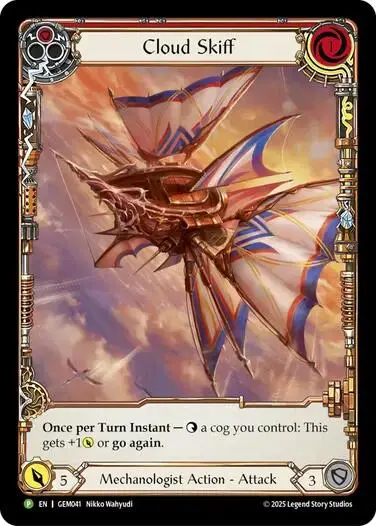 Cloud Skiff (Red) [Gem041] (Gem Pack 2) 1