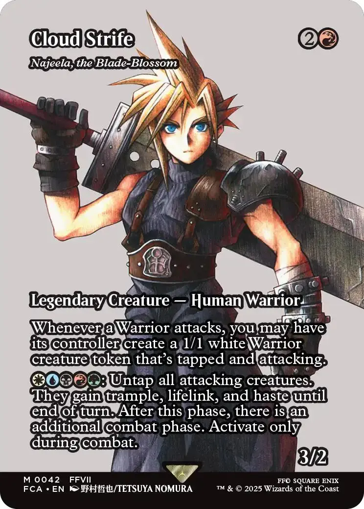 Cloud Strife - Najeela, The Blade-Blossom (Showcase) [Final Fantasy : Through The Ages] 1