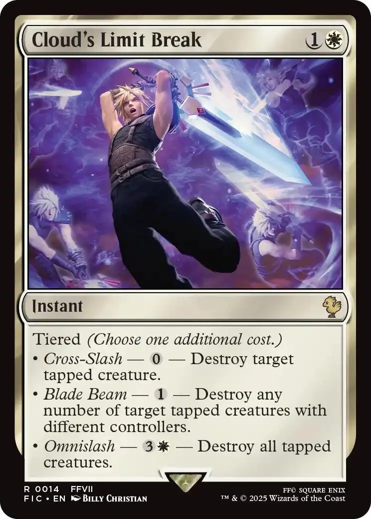 Cloud's Limit Break (Surge Foil) [Final Fantasy Commander] 1