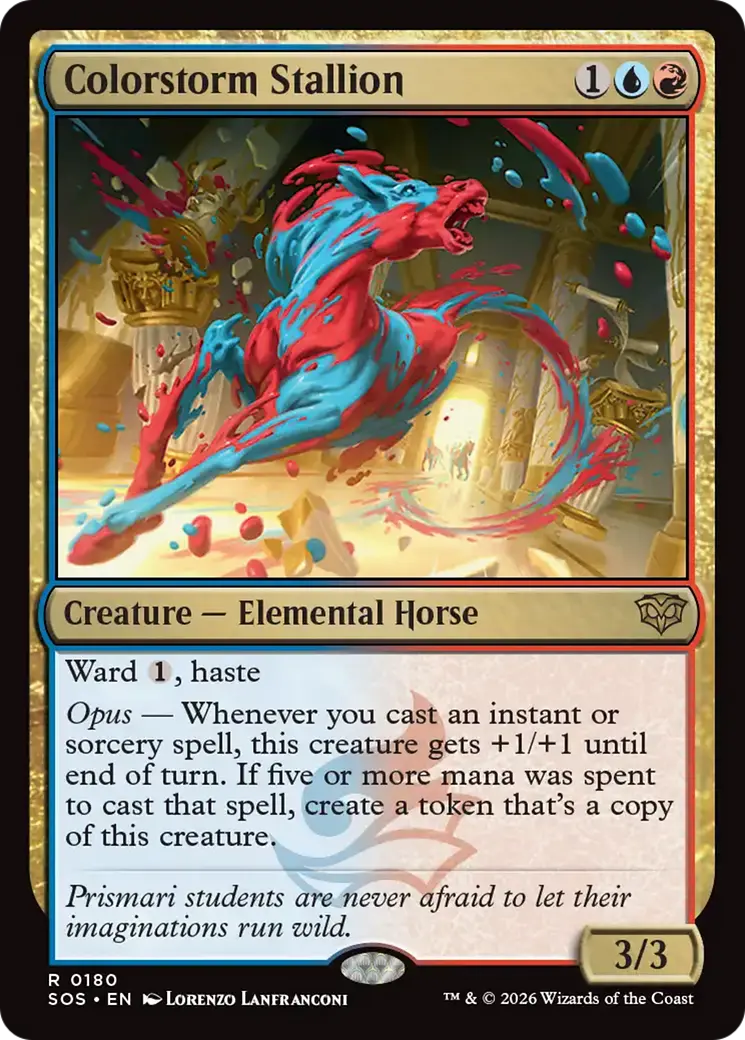 Colorstorm Stallion [Secrets Of Strixhaven] 1