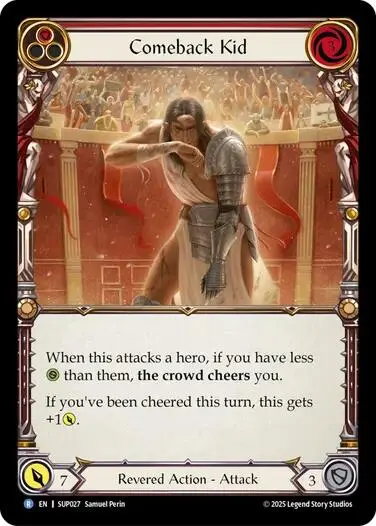 Comeback Kid (Red) [Sup027] (Super Slam)  Rainbow Foil 1