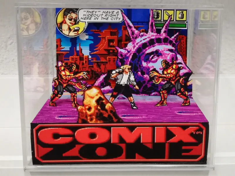 Comix Zone Cubic Diorama 1