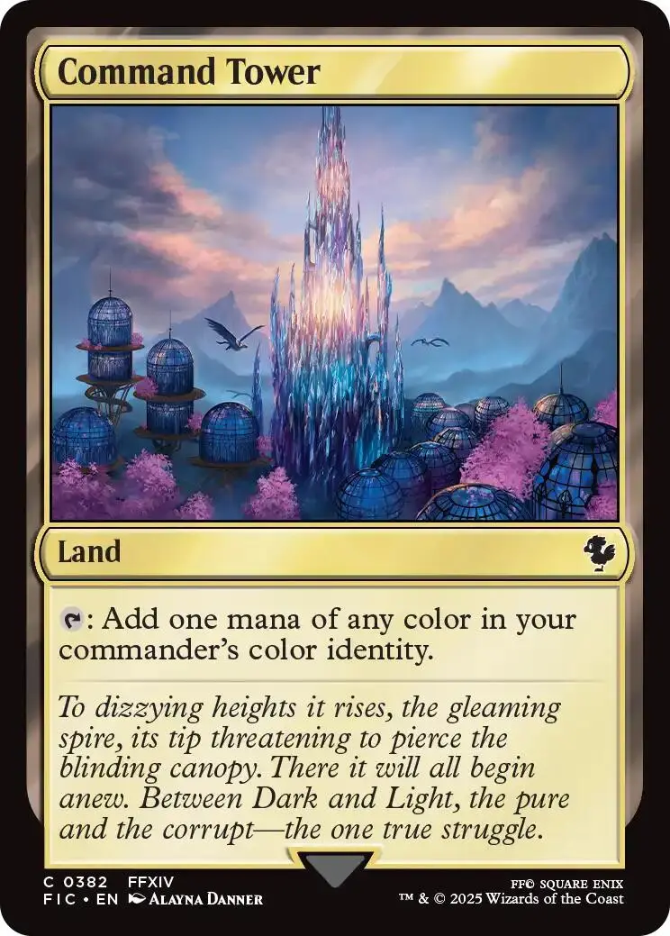 Command Tower (0382) (Surge Foil) [Final Fantasy Commander] 1