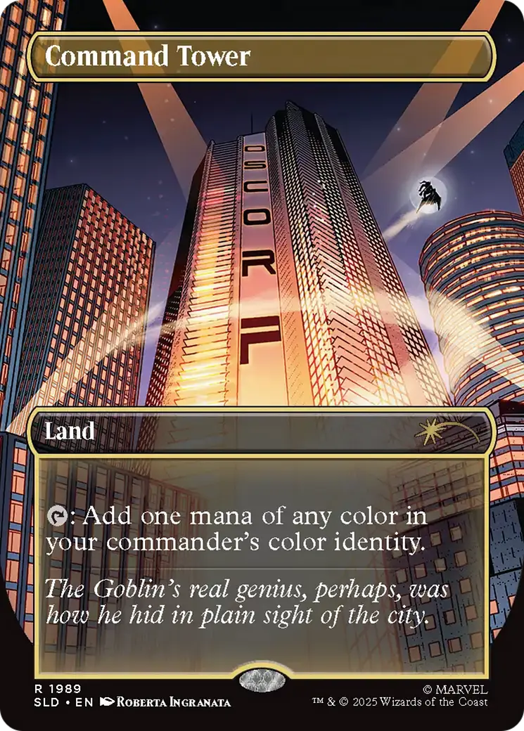 Command Tower (1989) (Rainbow Foil) [Secret Lair Drop Series] 1