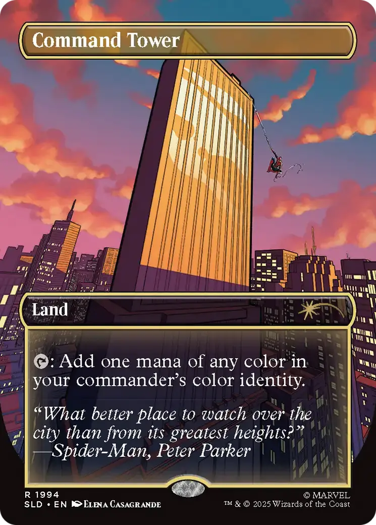 Command Tower (1994) (Rainbow Foil) [Secret Lair Drop Series] 1