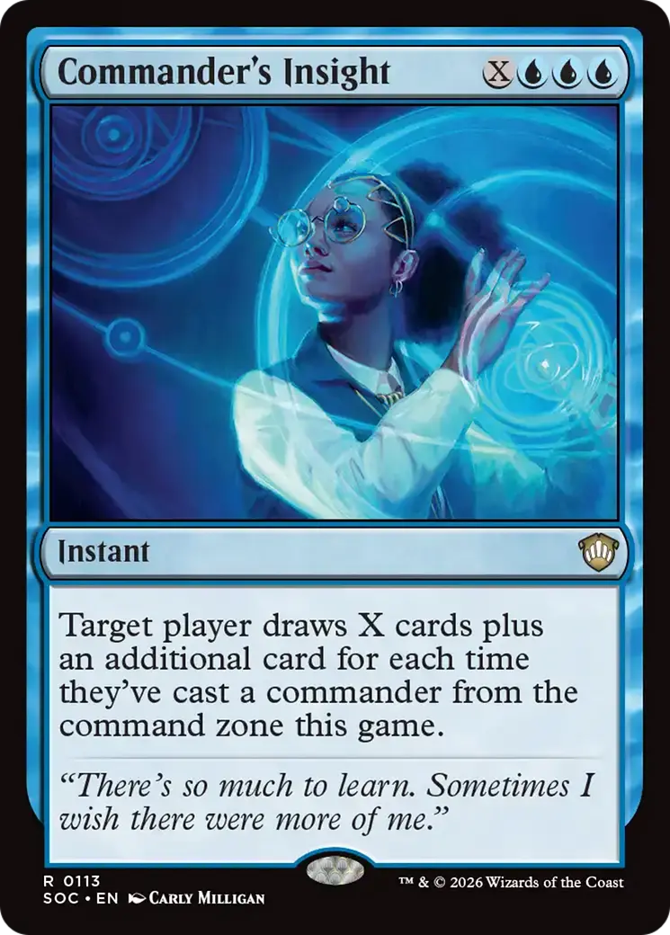 Commander's Insight [Secrets Of Strixhaven Commander] 1