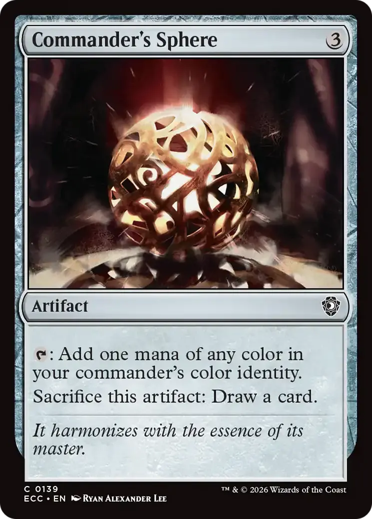Commander's Sphere [Lorwyn Eclipsed Commander] 1