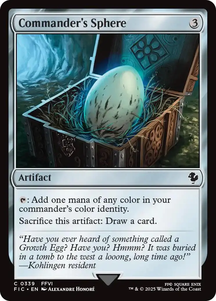 Commander's Sphere (Surge Foil) [Final Fantasy Commander] 1