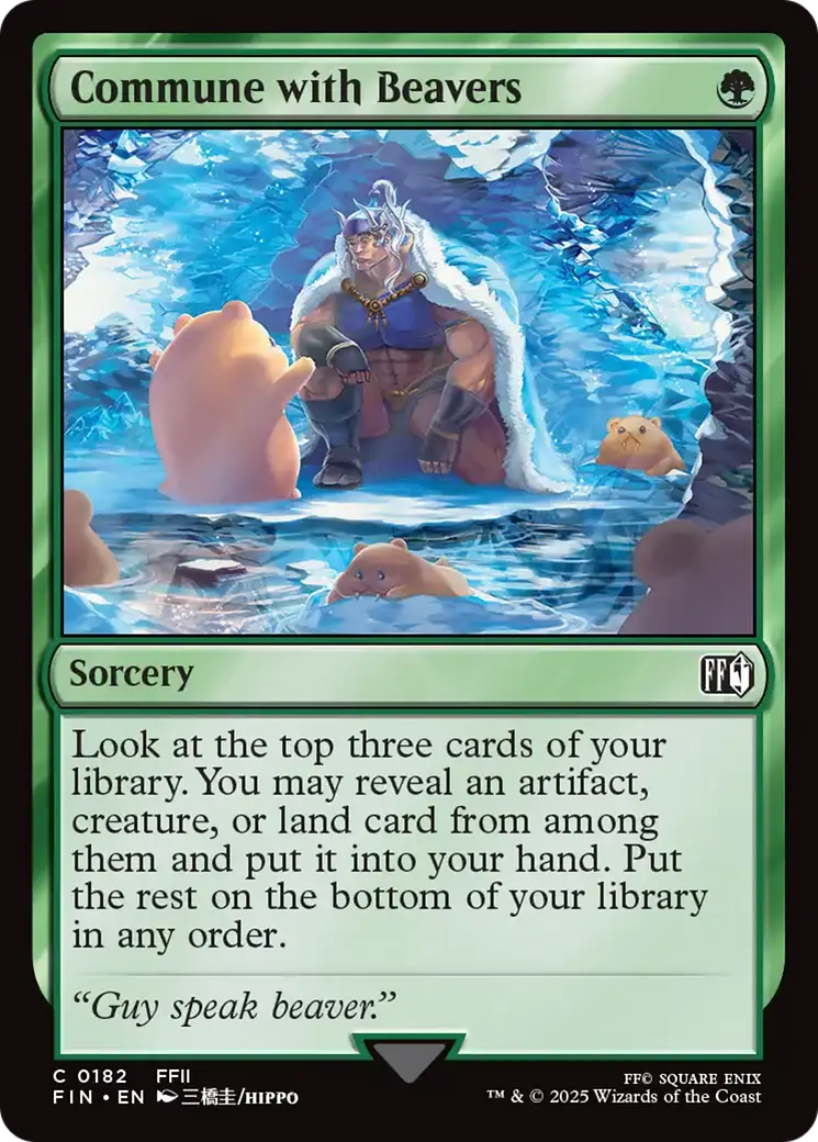Commune With Beavers [Final Fantasy] 1