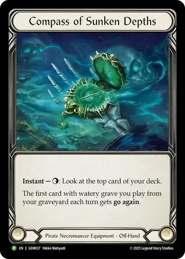 Compass Of Sunken Depths [Gem037] (Gem Pack 2)  Cold Foil 1