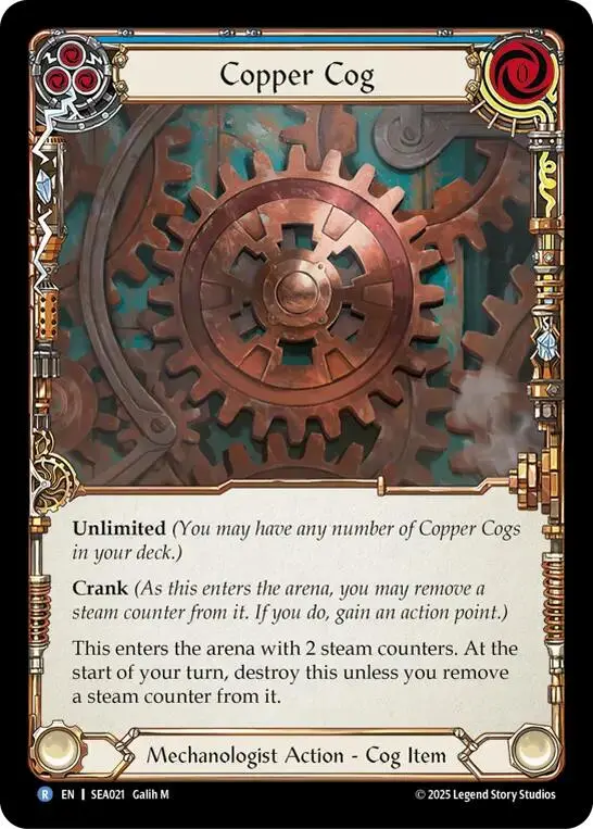 Copper Cog [Sea021] (High Seas)  Rainbow Foil 1