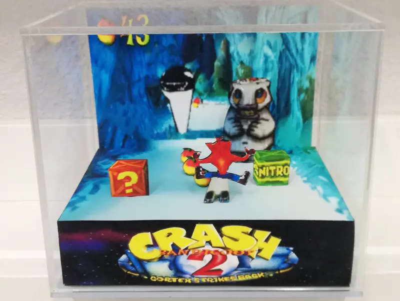 Crash Bandicoot 2 Cubic Diorama 1