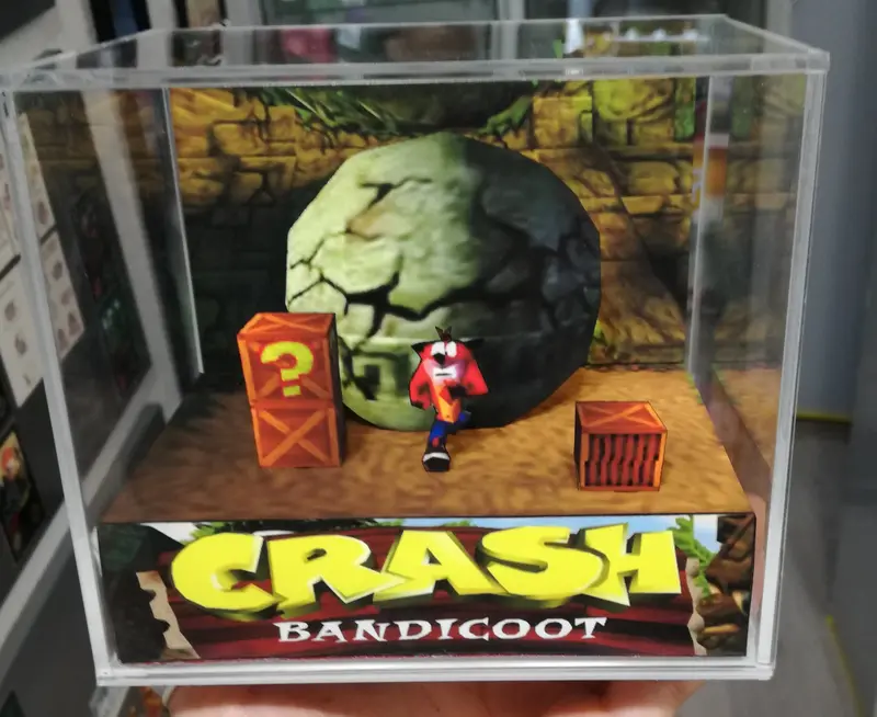 Crash Bandicoot Cubic Diorama 2