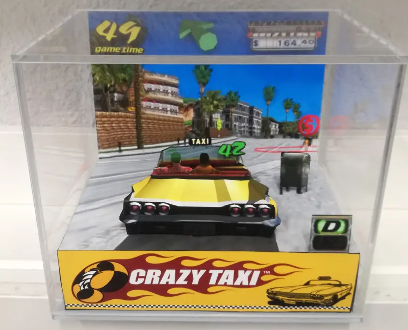 Crazy Taxi Cubic Diorama 1